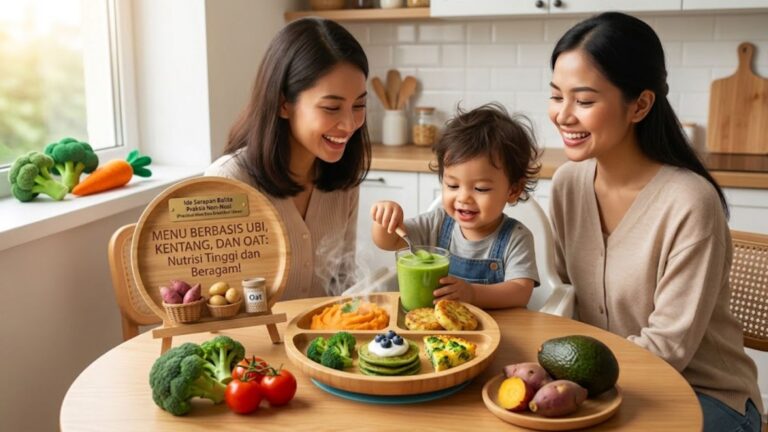 Bosan Nasi dan Bubur? Rekomendasi Menu Sarapan Alternatif Berbasis Ubi, Kentang, dan Oat untuk Balita