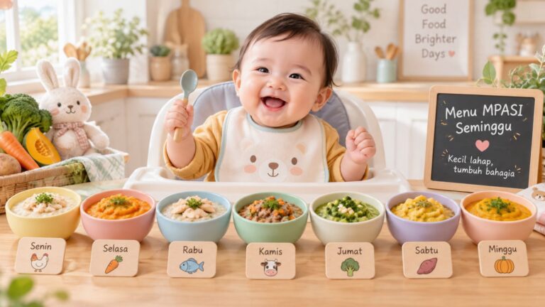 Ide Menu MPASI Seminggu agar Si Kecil Tidak Mudah Bosan